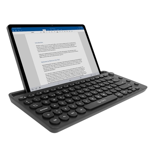 [420227] Teclado inalámbrico TEROS TE-4064N, 2.4 GHz, bluetooth 3.0 / 5.2, 80 teclas, negro