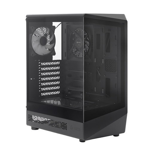 [472157] Case gamer TEROS TE-1321G, Mid Tower, USB 3.0 / USB 2.0, audio, ventilador ARGB, negro