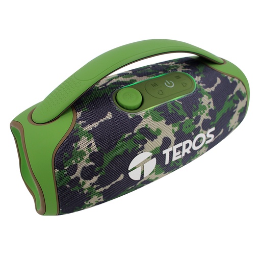 [445644] Parlante TEROS TE-6045G, color verde militar camuflado, 60 W