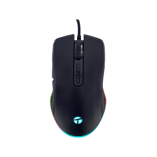 [476850] Mouse Gamer Teros TE-1233G, DPI hasta 7200, RGB,7 Botones, USB, Negro