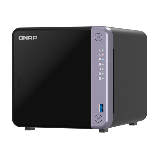 [463018] Servidor NAS QNAP TS-432X-4G, ARM AL524 4C/2GHz, 4GB RAM SODIMM, Bahias: 4x3.5" SATA