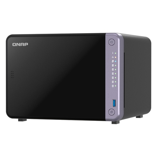 [463019] Servidor NAS QNAP TS-632X-4G, ARM AL524 4C/2GHz, 4GB RAM SODIMM, Bahias: 6x3.5" SATA