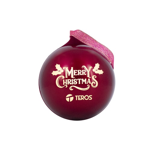 [495426] Parlante Inalámbrico Merry Christmas TEROS TE-6018R, Bluetooth 5.3, Tipo USB-C, Color Rojo