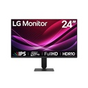 Monitor Plano LG 24U411A-B, 23.8" FHD IPS, 120HZ ,5MS,HDMI, VGA,Headphone Out