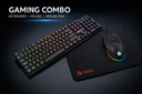 Combo Battle Station: Teclado Rainbow + Mouse RGB 7200 DPI + Mouse Pad XL Teros