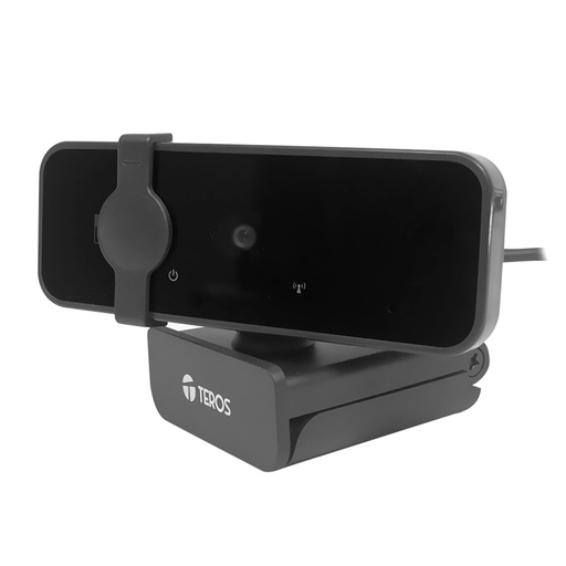 [443813] Webcam TEROS TE-9072, 2K, micrófono incorporado, USB 2.0
