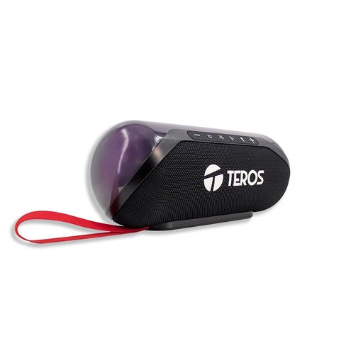 [461884] Parlante Inalámbrico Teros TE6047N, 20W, BT: 5.3, Iluminación RGB, Color Negro