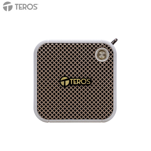 [506389] Parlante inalámbrico TEROS Legacy 6051, 8W, BT 5.3, 1500 mAh, USB, TF, Aux, Beige