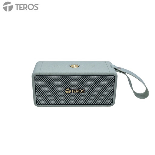 [506390] Parlante inalámbrico TEROS Legacy 6052, 8W, BT 5.3, 4000 mAh, USB, TF, Aux, Verde