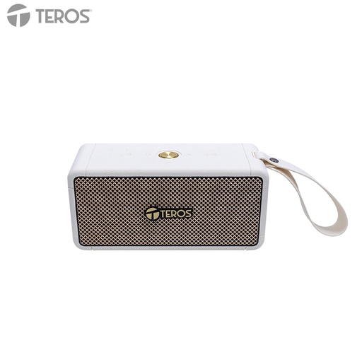 [506392] Parlante inalámbrico TEROS Legacy 6052, 40W, BT 5.3, 4000 mAh, USB, TF, Aux, Beige