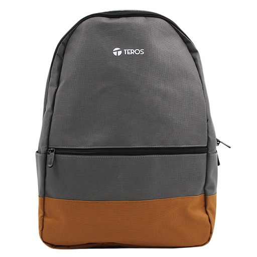 [440795] Backpack Teros Nova TE-ACS9020GR, para Notebooks de hasta 15.6", Color Gris/Marrón