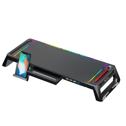 [406624] Stand para monitor RGB multipropósito TEROS TE-7131N, 4 puertos USB
