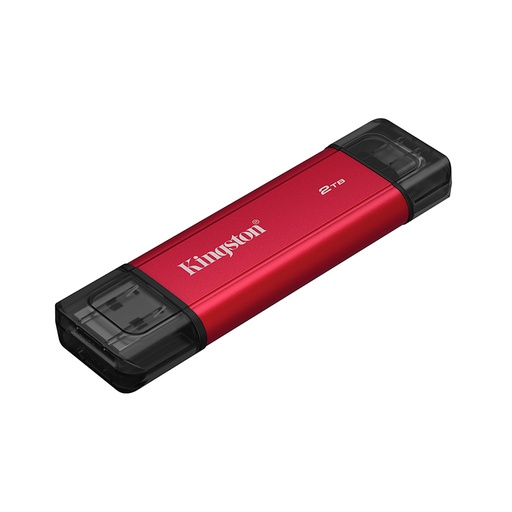 [505895] Unidad en estado sólido Dual Portatil Kingston 2TB, Interfaz USB-A, USB-C, USB 3.2 Gen 2