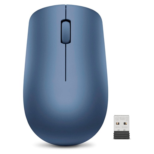 [455846] Mouse LENOVO 530, Interfaz sensor óptico, 1200DPI, 3 botones, Color abismo azul