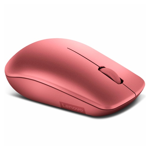 [419878] Mouse Lenovo 530 Inalambrico/Diseño Ambidextro/Sensor Optico/1200 DPI/Color Rojo Cereza.