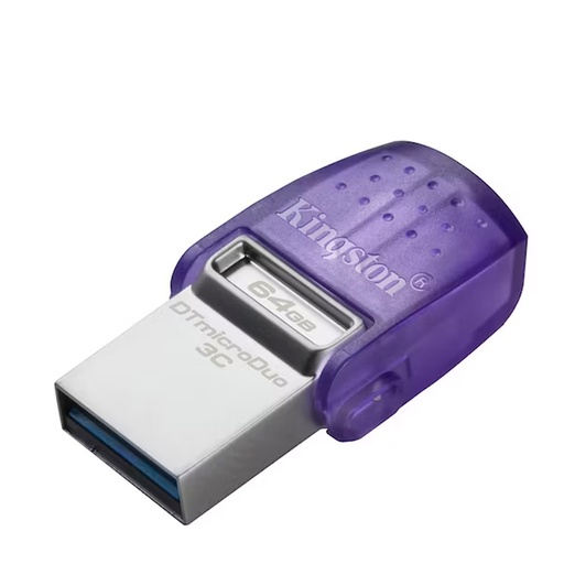 [414400] Memoria Flash USB Kingston DataTraveler microDuo 3C, 64GB, USB 3.2 Gen 1.