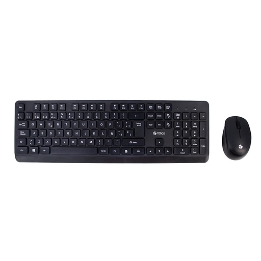 [478259] Kit inalámbrico teclado + mouse TEROS TE-5011CS, 2.4GHz, 1000DPI, español, negro