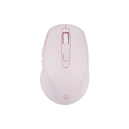 [476853] Mouse inalámbrico TEROS TE-1234S, 2.4GHz, 6 botones, USB, rosado