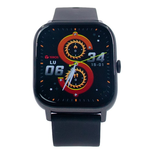 [443214] Reloj inteligente TEROS TE-8084N, 1.85" AMOLED, IP68, bluetooth 5.3, negro