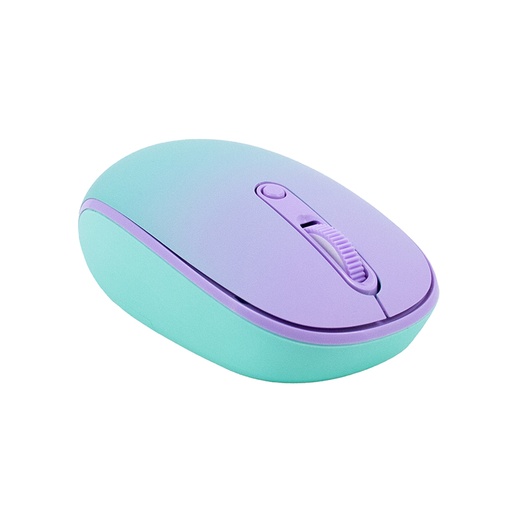 [479832] Mouse Inalámbrico Teros TE-1239S, 2.4GHz, 4 botones, USB, Color Purple