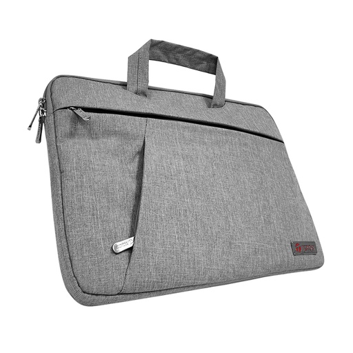 [447251] Maletín gris TEROS TE-9019S para notebooks de hasta 15.6", poliéster, gris