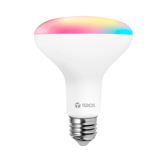 [424106] Foco inteligente LED TEROS TE-9106RGB, iluminación RGB, potencia de 13W, socket E27, Wi Fi