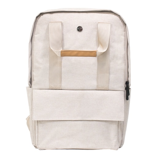 [467752] Backpack Teros City II TE-9026BG, para notebooks de hasta 15.6", Color Beige