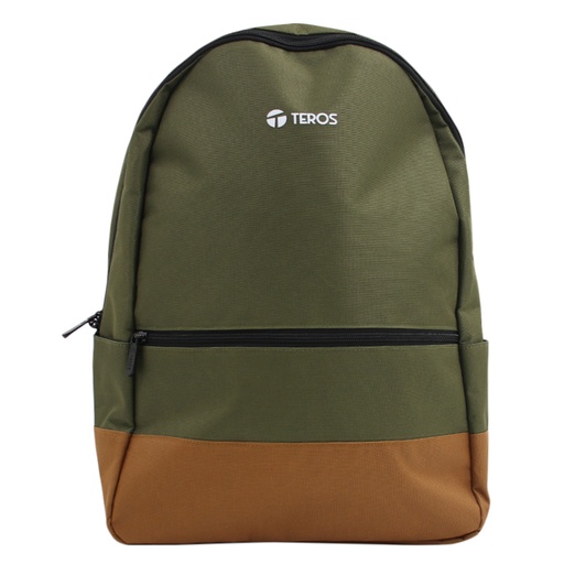 [440799] BACKPACK TEROS NOVA GREEN/BROWN TE-ACS9021MG,para notebooks de hasta 15.6"