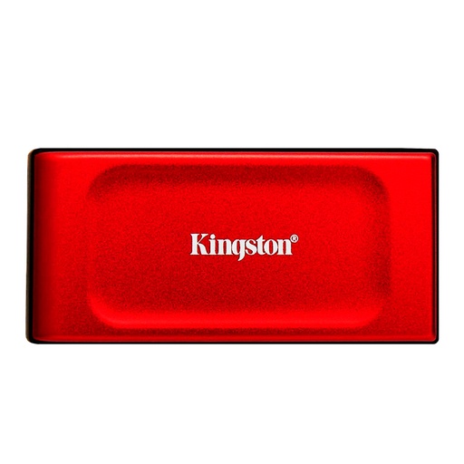 [455266] Unidad en estado sólido externa Kingston XS1000, 2TB, USB 3.2 Gen 2 Tipo-C, Color Rojo
