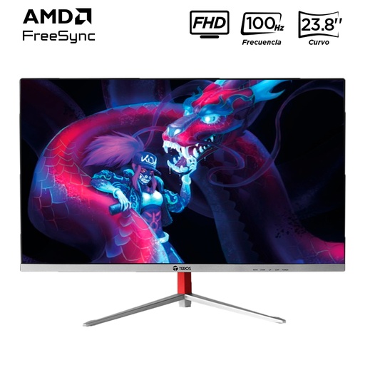 [442428] Monitor curvo TEROS TE-2402S, 23.8" FHD VA, HDMI, VGA