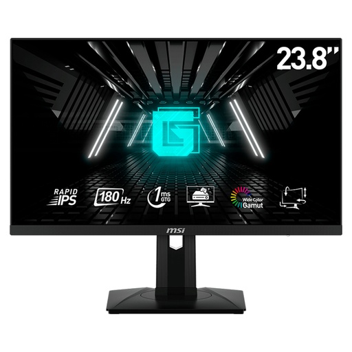 [457117] Monitor plano gaming MSI G244PF E2 23.8"/FHD/Rapid IPS/180Hz/HDMI x2/DP x1/Earphone out x1