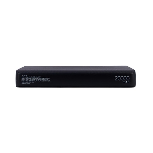 [474066] Powerbank TEROS TE-7057N, 20000MAh, USB-A, USB-C, negro