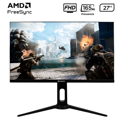 [441320] Monitor plano gaming TEROS TE-2752G, 27" FHD IPS, 165 Hz, 1 ms, HDMI, DP